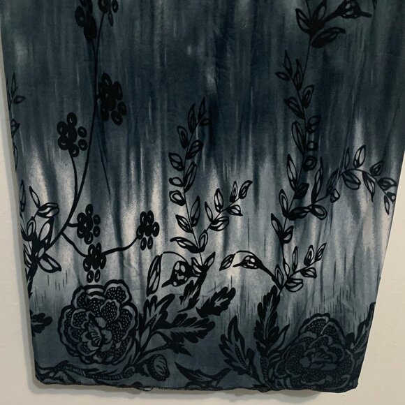 Women's XXL Beach Bathing Suit Cover Up Grey and Black - Picture 3 of 8